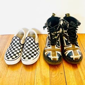 Kids sz 12 dr martens & vans set